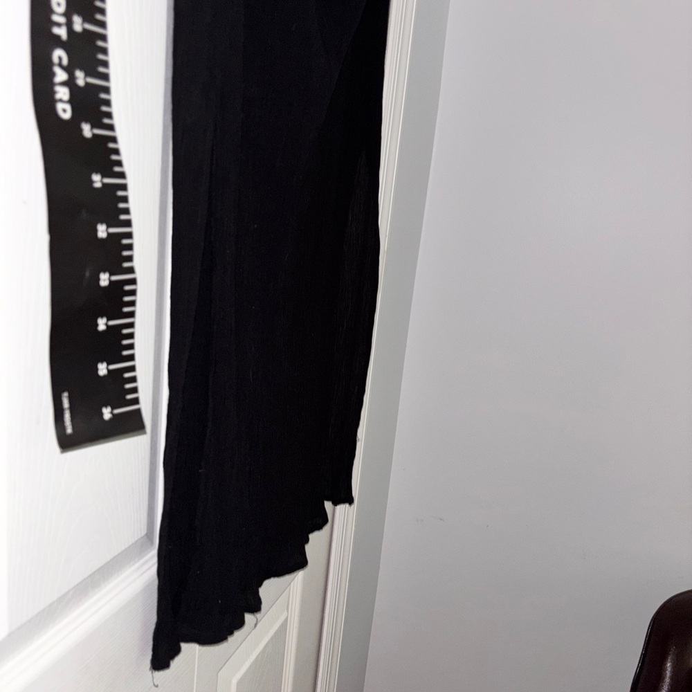 Black dress pencil ribbed forever 21 light wt. full length dress nwot by ny & co - Picture 15 of 15